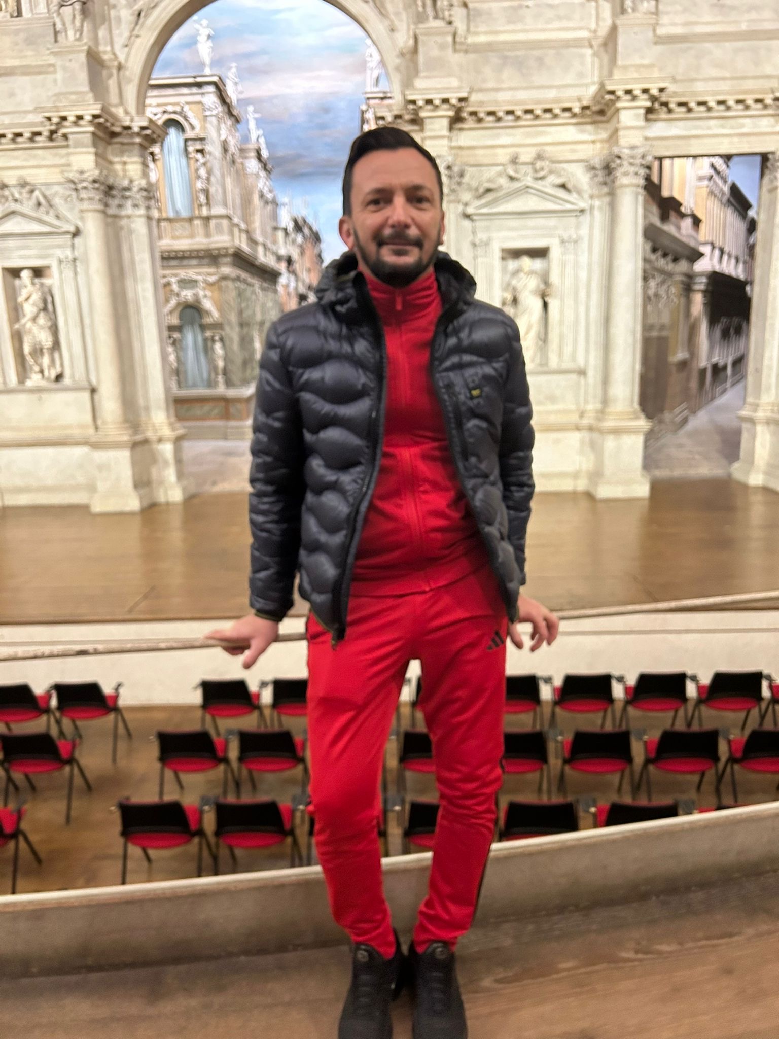 a man posing for a picture