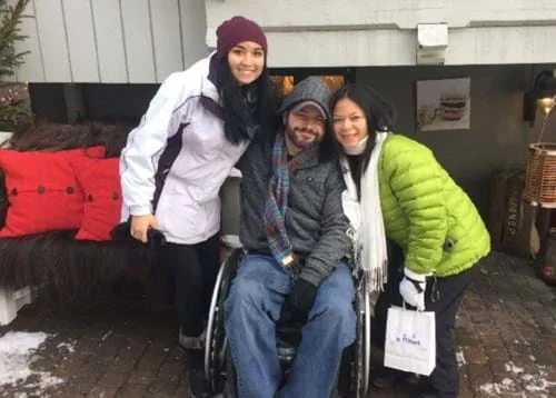 a group of people posing for a photo