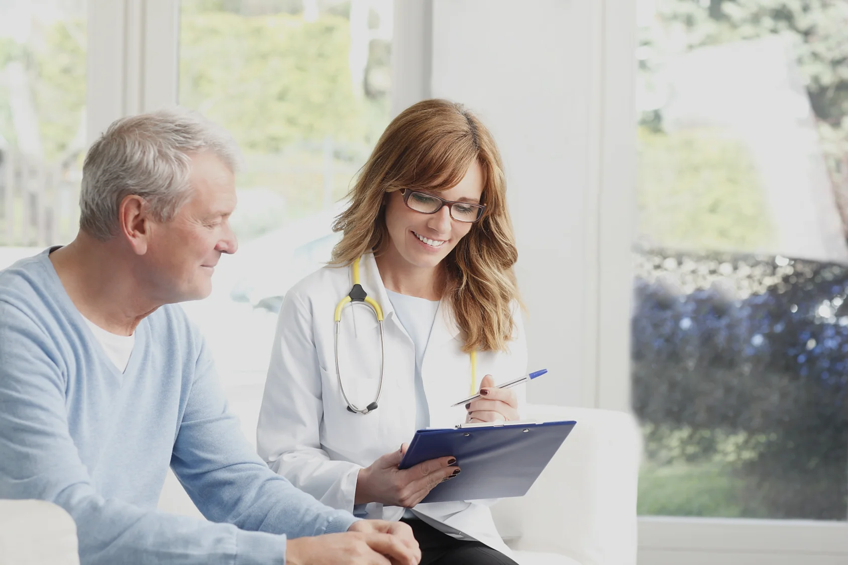 a doctor and a patient