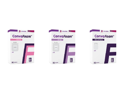 3 packshots of the convafoam variants